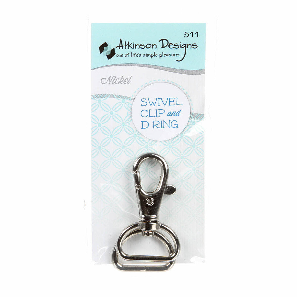 Atkinson Designs, D-Ring and Swivel Clip - 3/4" image # 46088