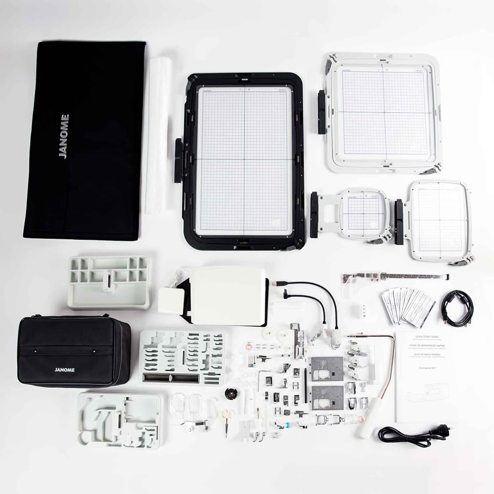 Janome Continental M17 Professional Sewing & Embroidery Machine image # 96399