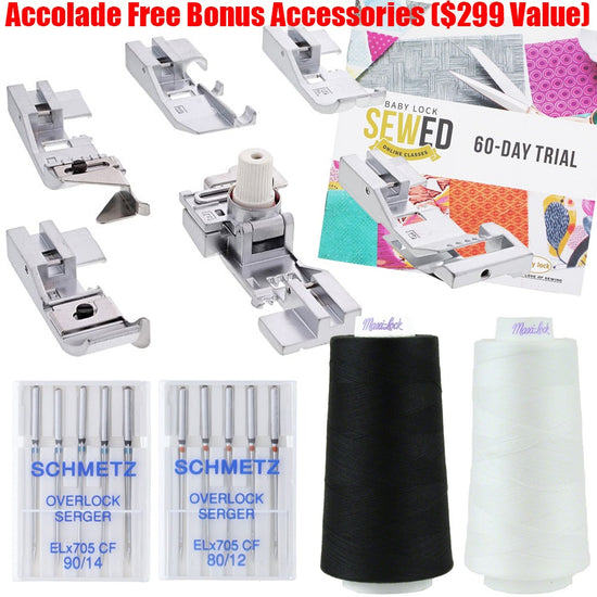 Baby Lock Accolade Serger & Coverstitch Combo with FREE Bundle