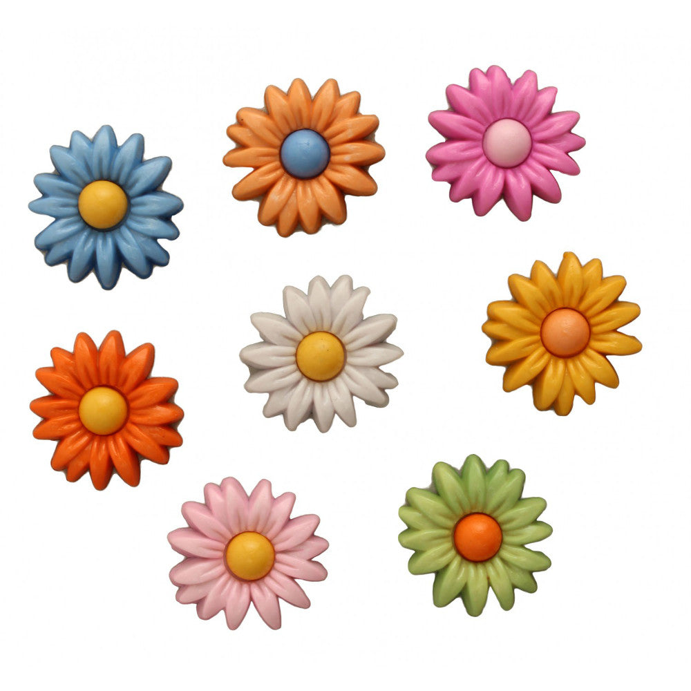 Daisy Delight Buttons - 10pk image # 48681