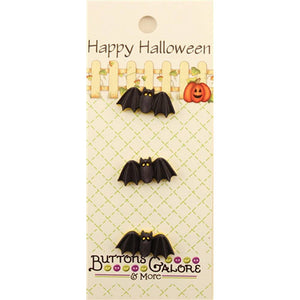 Happy Halloween Bat Buttons - 3pk image # 49255