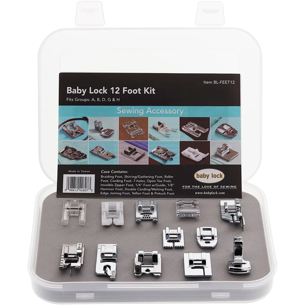 12-pc Sewing Foot Kit, Babylock #BL-FEET12 image # 84398