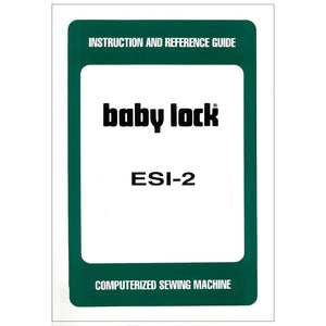 Babylock ESI-2 Esante Instruction Manual image # 121825