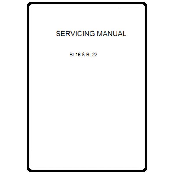 Service Manual, Babylock BL22 Deisgn Pro image # 22214