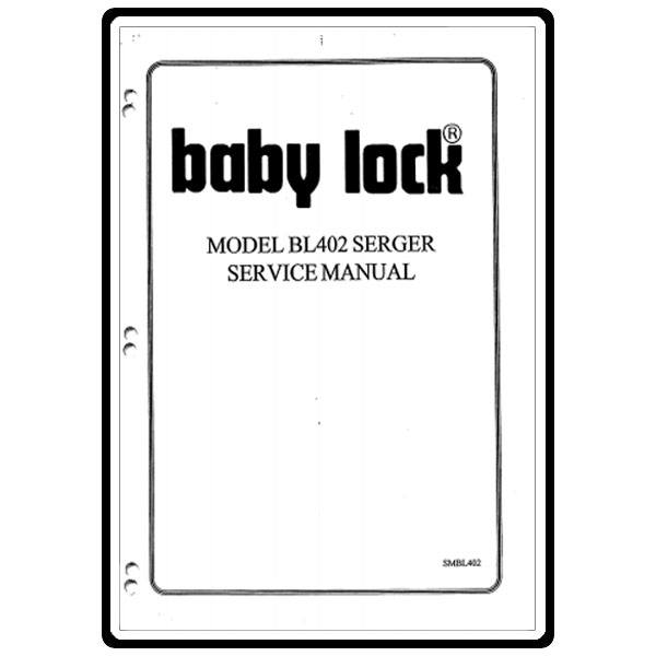 Service Manual, Babylock BL402 Protege image # 22216