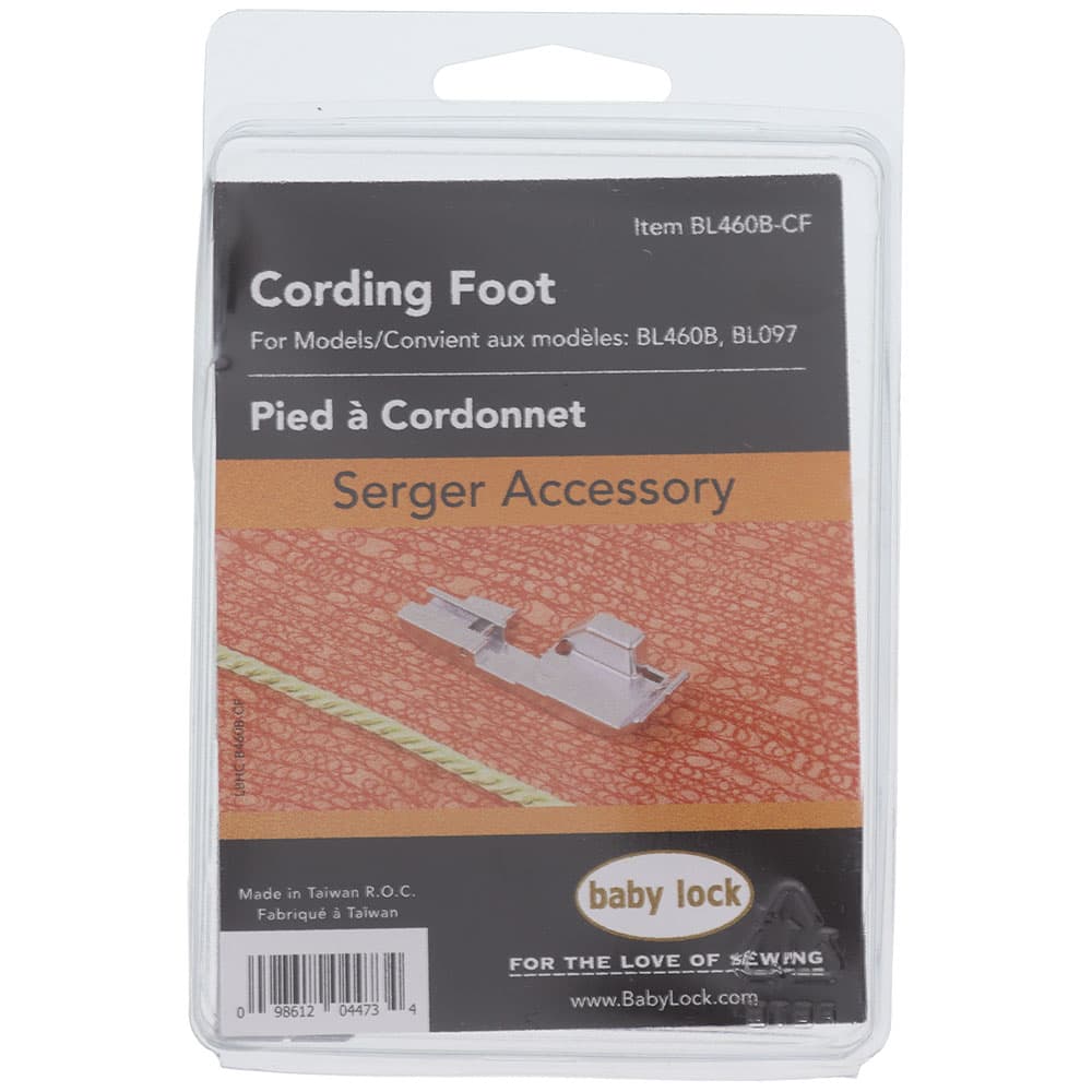 Cording Foot, Babylock #BL460B-CF image # 113701