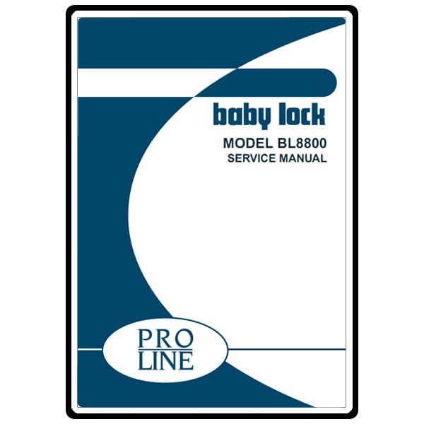 Service Manual, Babylock BL8800 image # 22220