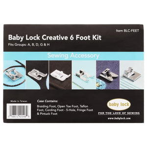 6pc Foot Kit and Case, Baby Lock #BLC-FEET image # 85524