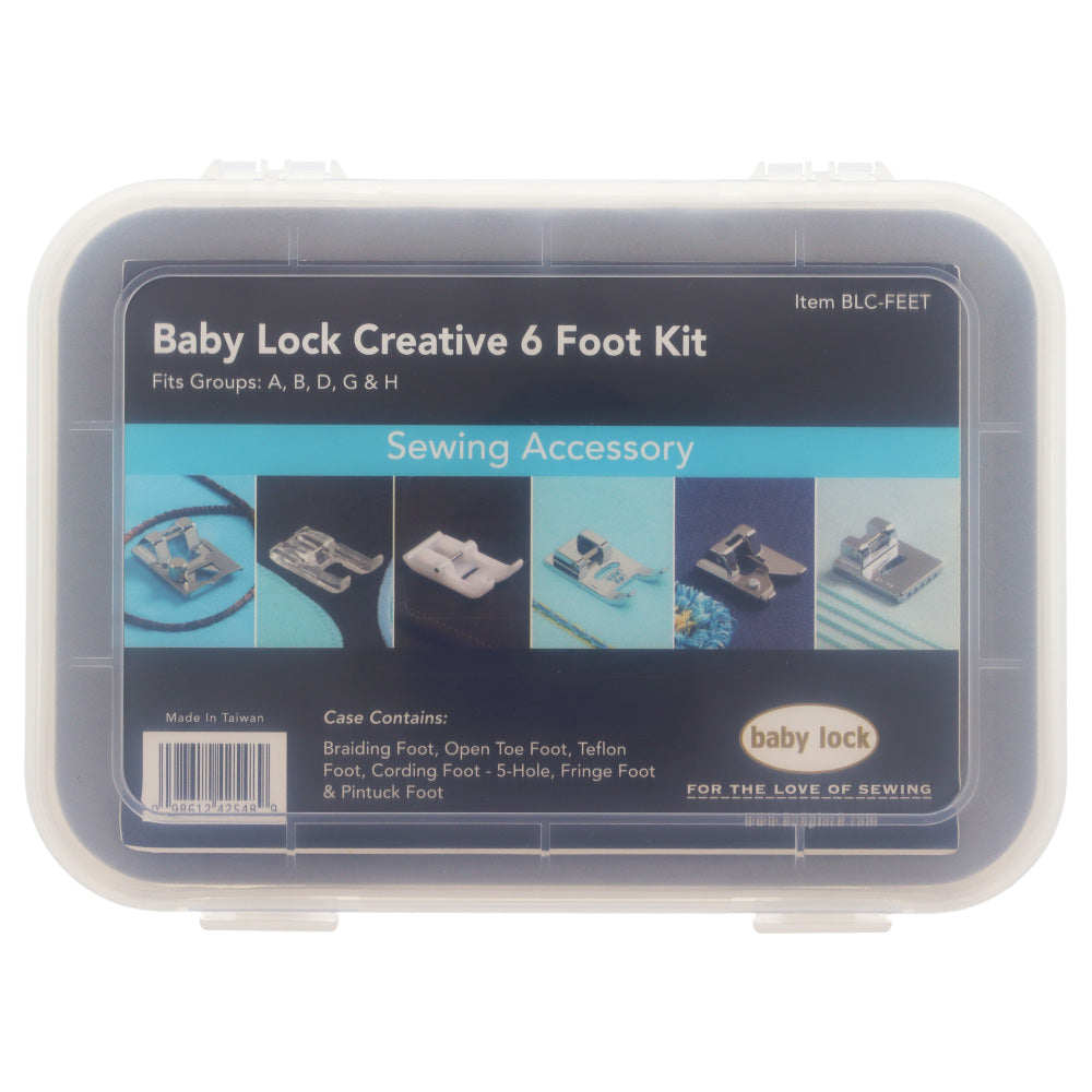 6pc Foot Kit and Case, Baby Lock #BLC-FEET image # 85522