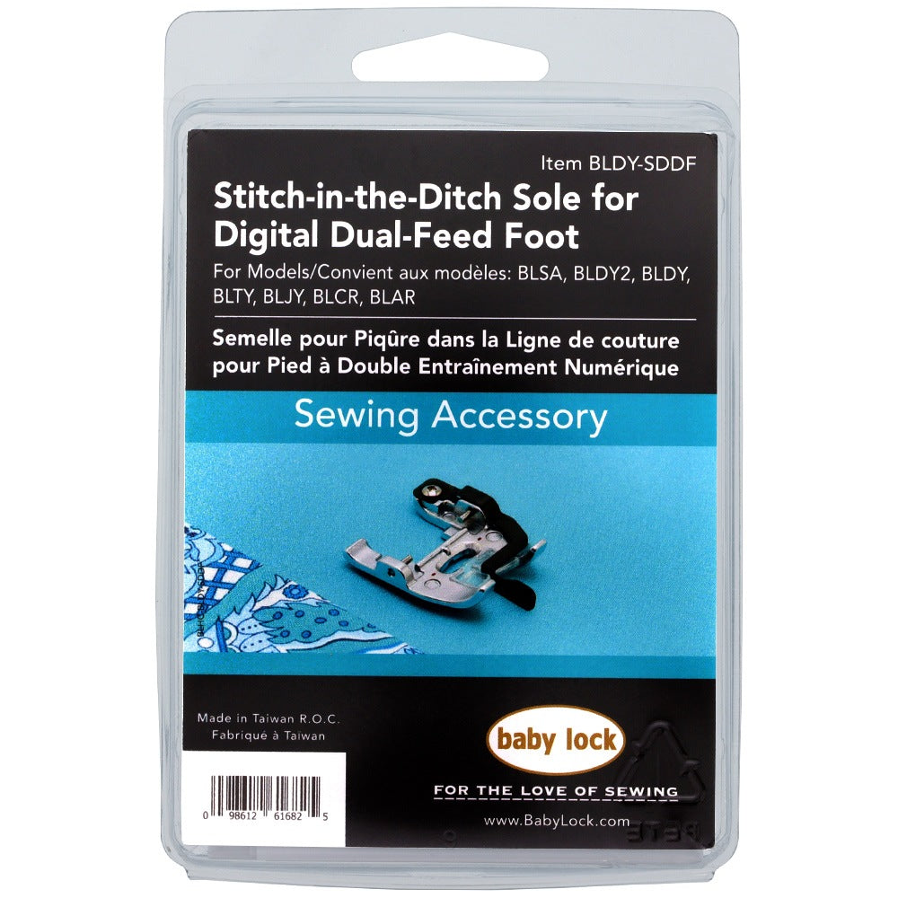 Stitch In The Ditch Sole for Digital Dual-Feed Foot, Babylock #BLDY-SDDF image # 79126