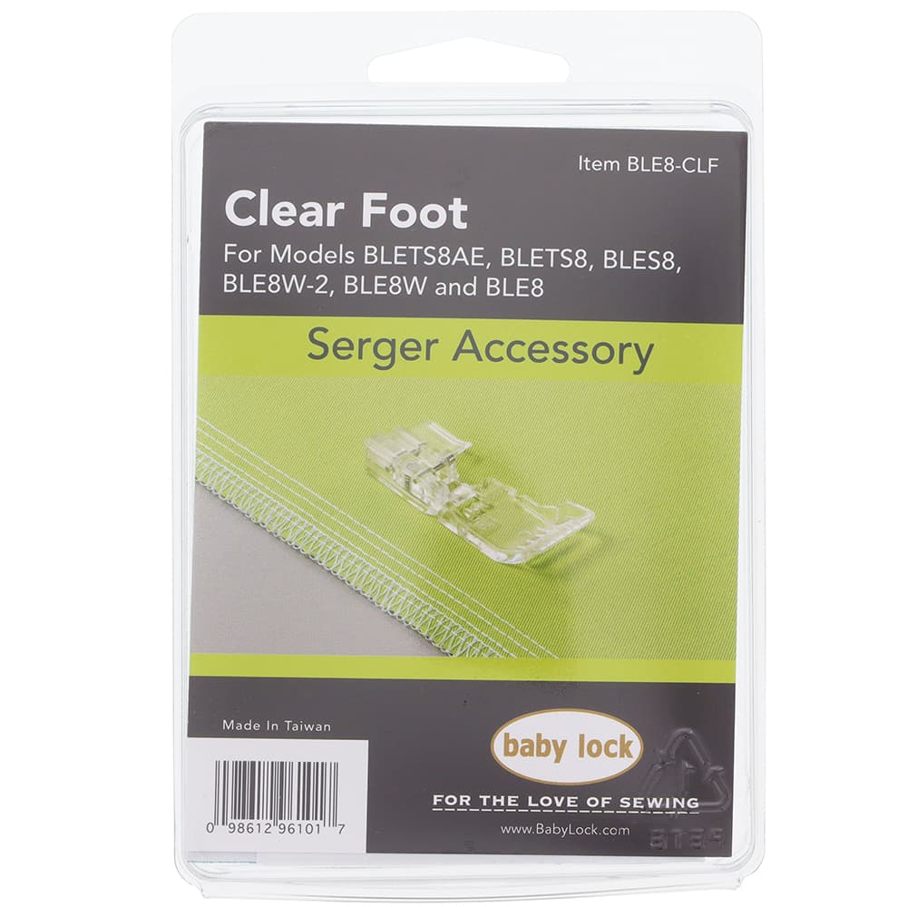 Clear Foot, Babylock #BLE8-CLF image # 114316