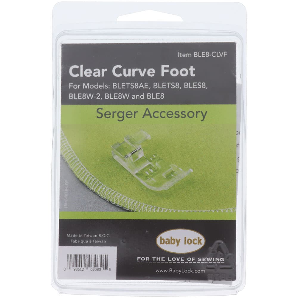 Clear Curve Foot, Babylock #BLE8-CLVF image # 110784