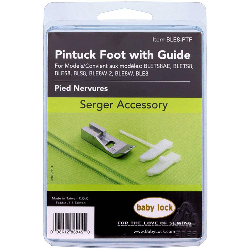 Pintucking Foot with Guides, Babylock #BLE8-PTF image # 85846