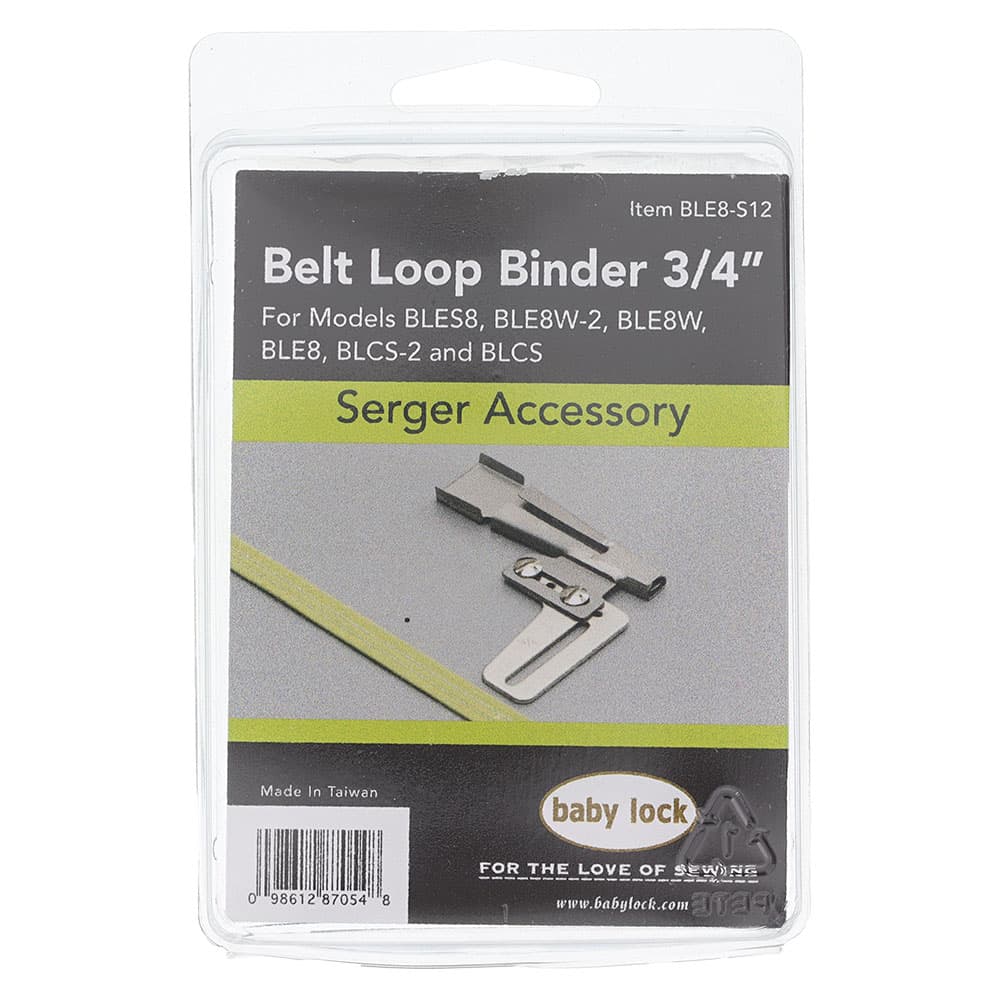 3/4" Belt Loop Binder, Babylock #BLE8-S12 image # 107052