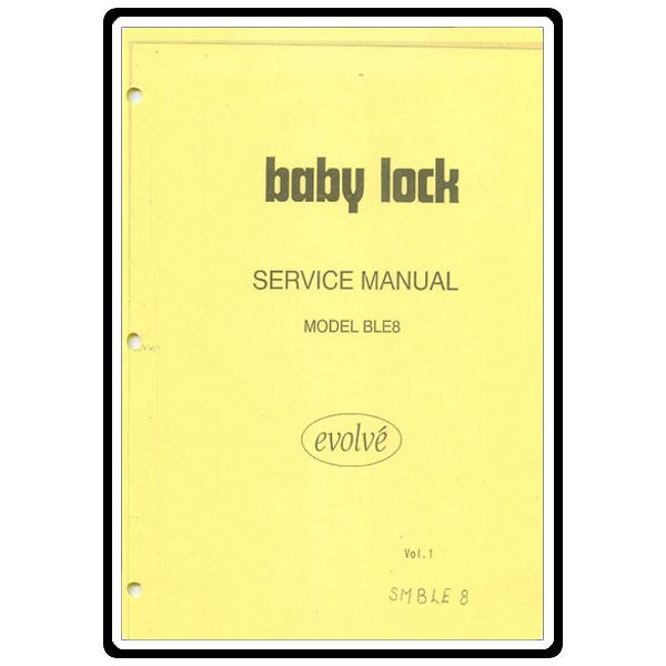 Service Manual, Babylock BLE8 Evolve image # 5797