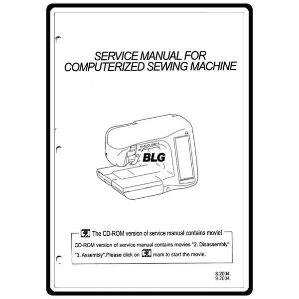 Service Manual, Babylock BLG Ellegante image # 22224