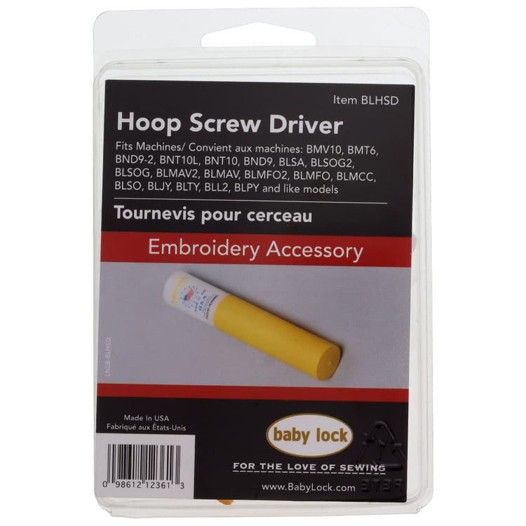 Embroidery Hoop Screwdriver, Babylock #BLHSD image # 90865