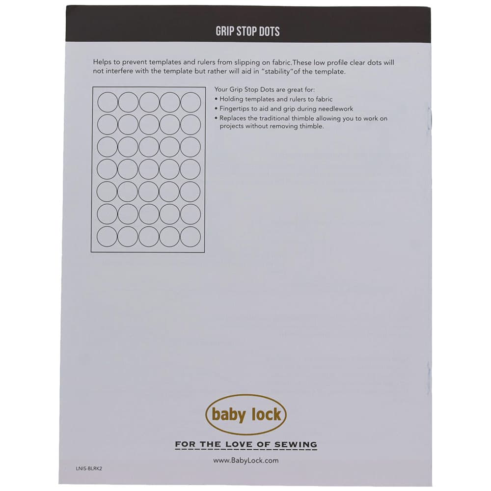 High Shank & Long-Arm Ruler Set (1/4"), Babylock #BLRK2-HSLA image # 107727