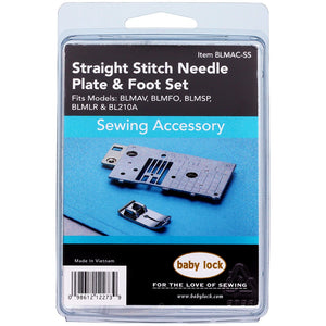Straight Stitch Needle Plate & Foot, Babylock #SA564 image # 79303