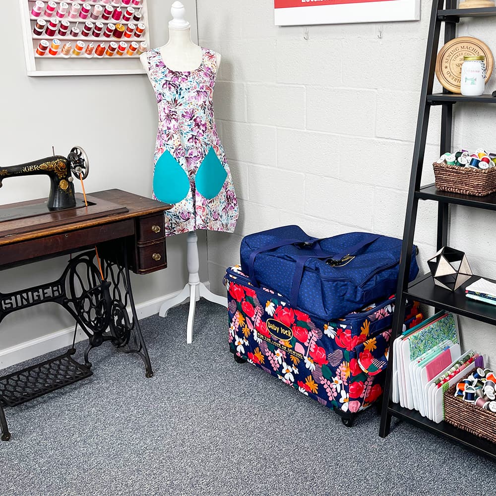 Babylock, Limited Edition Extra Large Floral Machine Trolley image # 91189