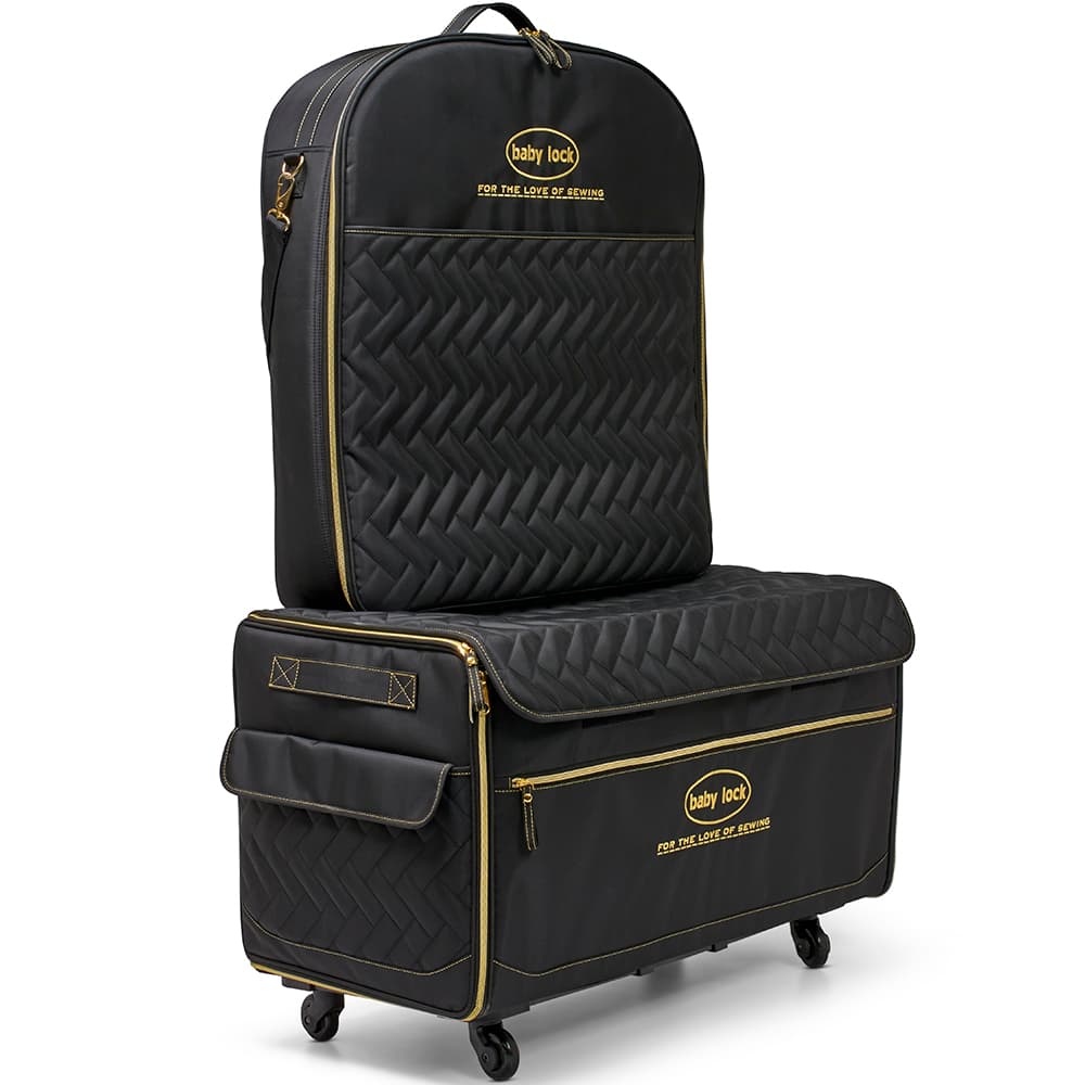 Baby Lock XL Quilted Trolley With Embroidery Arm Case image # 122209