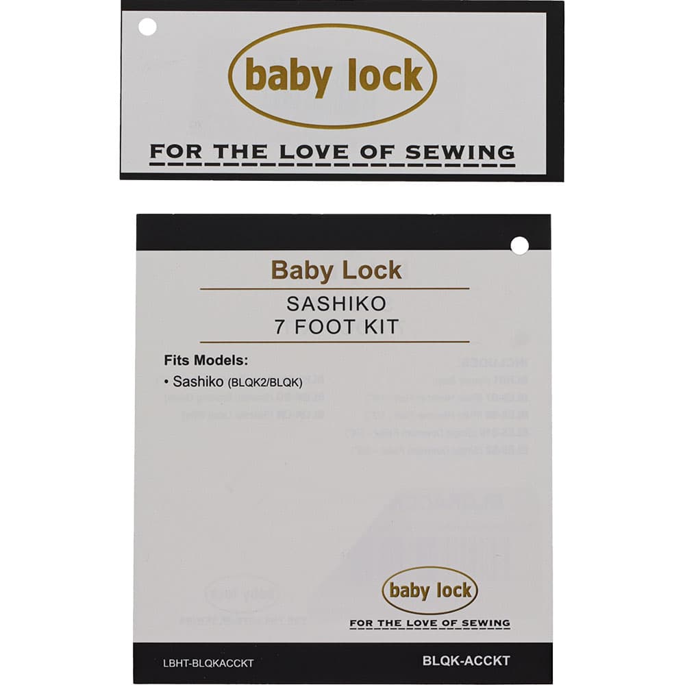 7pc Sashiko Accessory Kit, Babylock #BLQKACCKT image # 107744