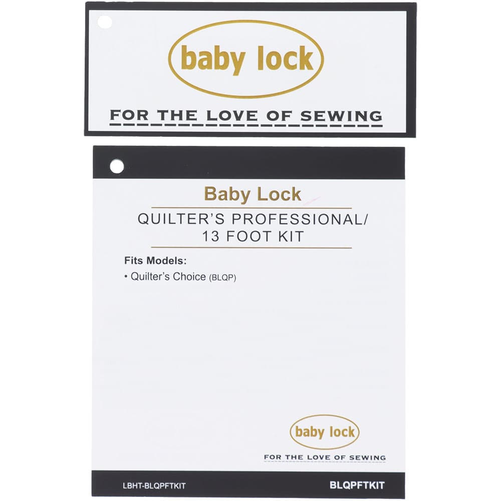 13pc Quilters Choice Presser Foot Kit, Babylock #BLQPFTKIT image # 109232