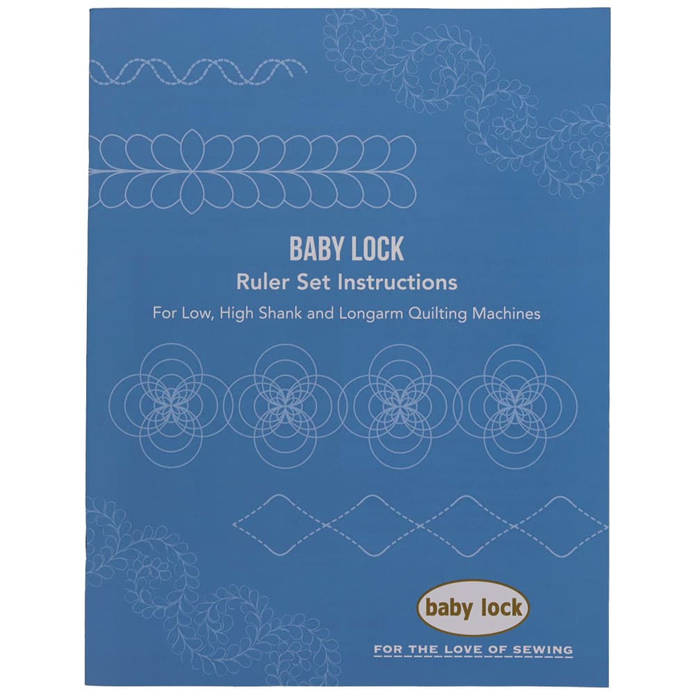 1/4" High Shank Acrylic Ruler Set, Babylock #BLRK-HSLA image # 107704