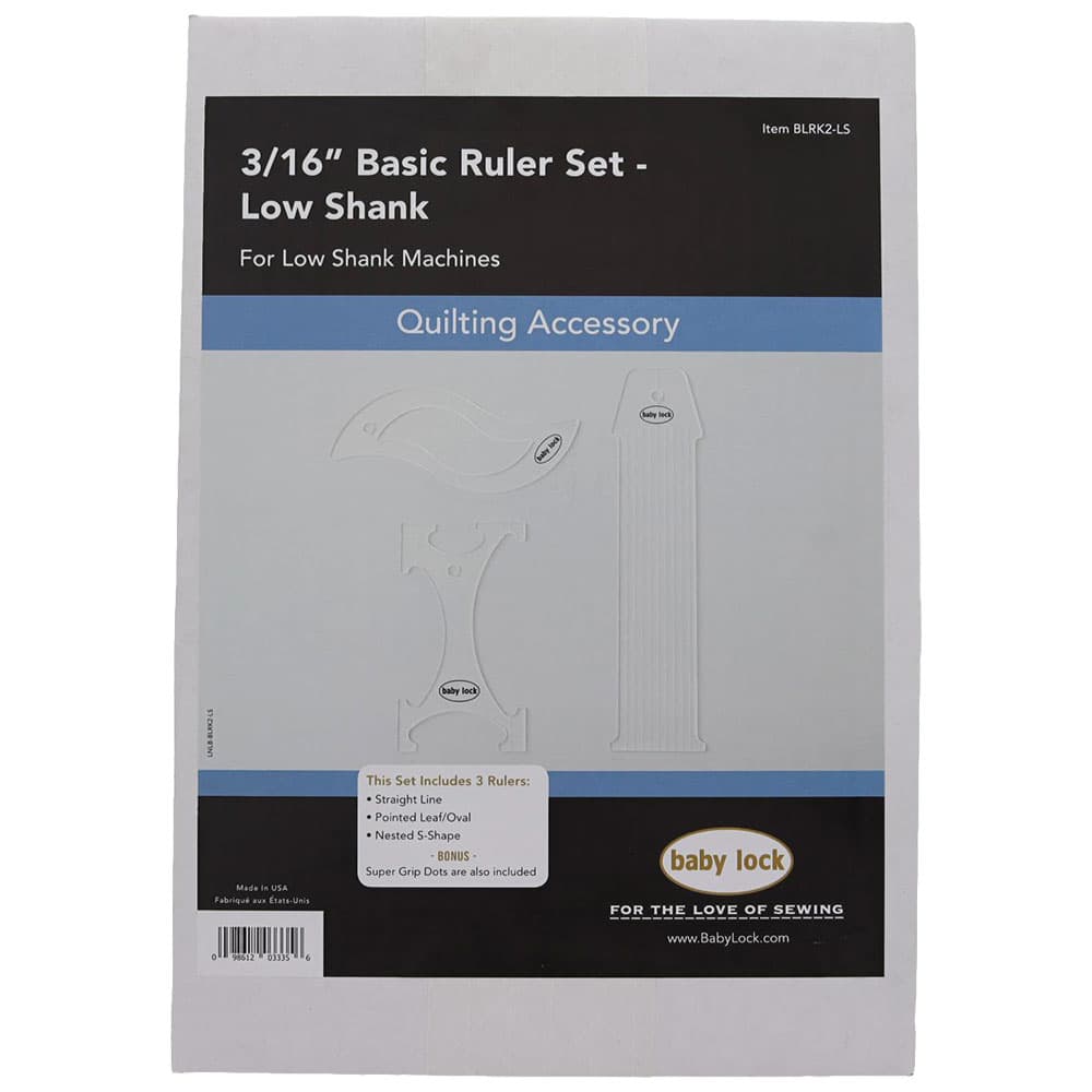 Low Shank Ruler Set (3/16"), Babylock #BLRK2-LS image # 107731