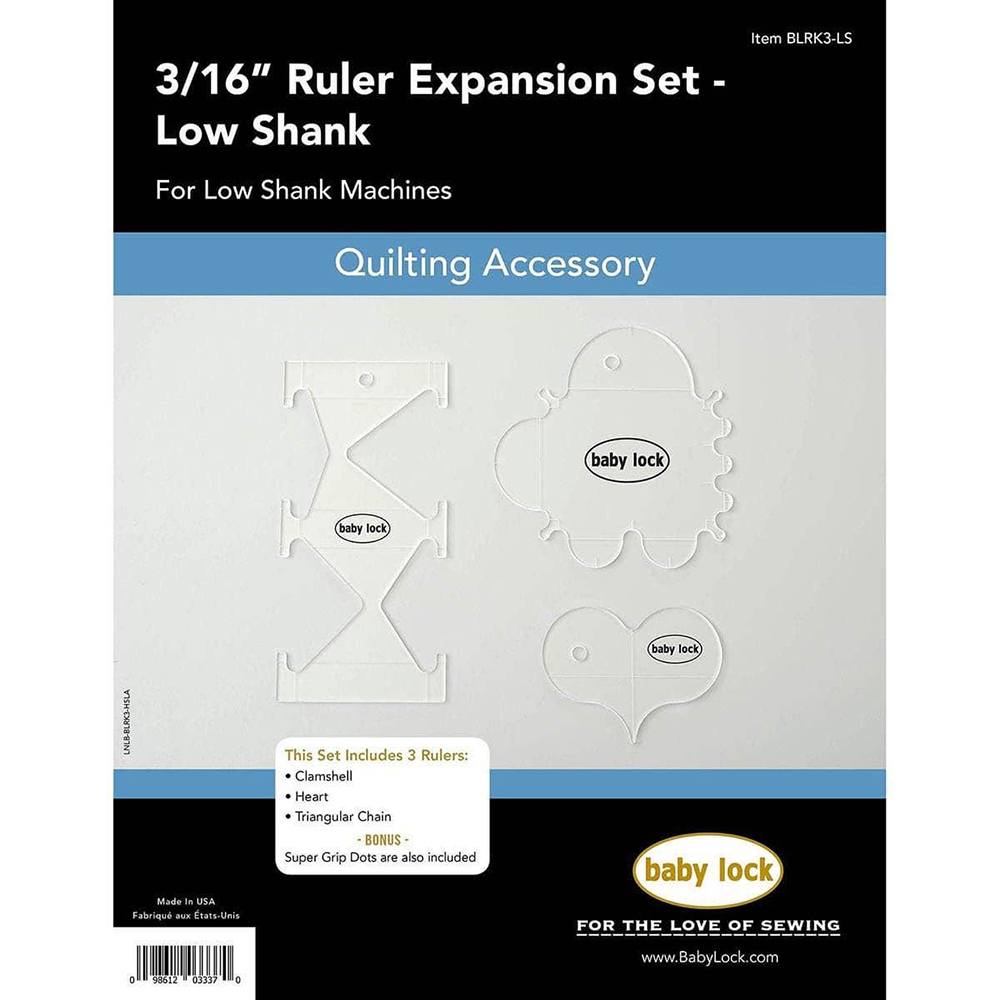 Low Shank Ruler Set Expansion (3/16"), Babylock #BLRK2-LS image # 86853