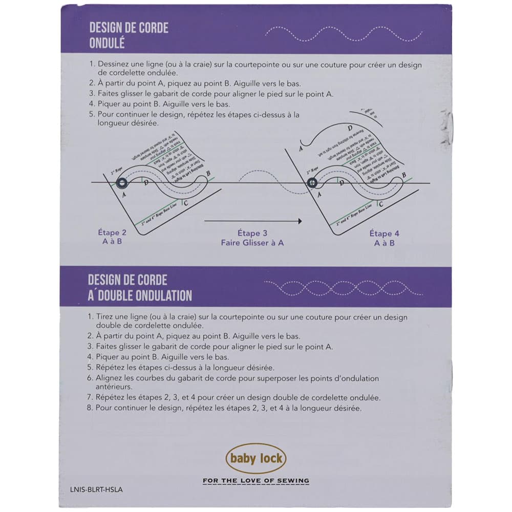 High Shank & Long Arm Rope Tool, Babylock #BLRT-HSLA image # 107684