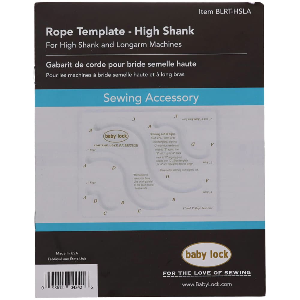 High Shank & Long Arm Rope Tool, Babylock #BLRT-HSLA image # 107685