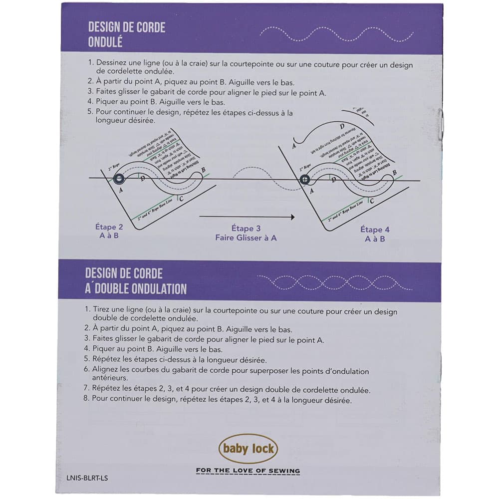 Low Shank Rope Tool, Babylock #BLRT-LS image # 107689