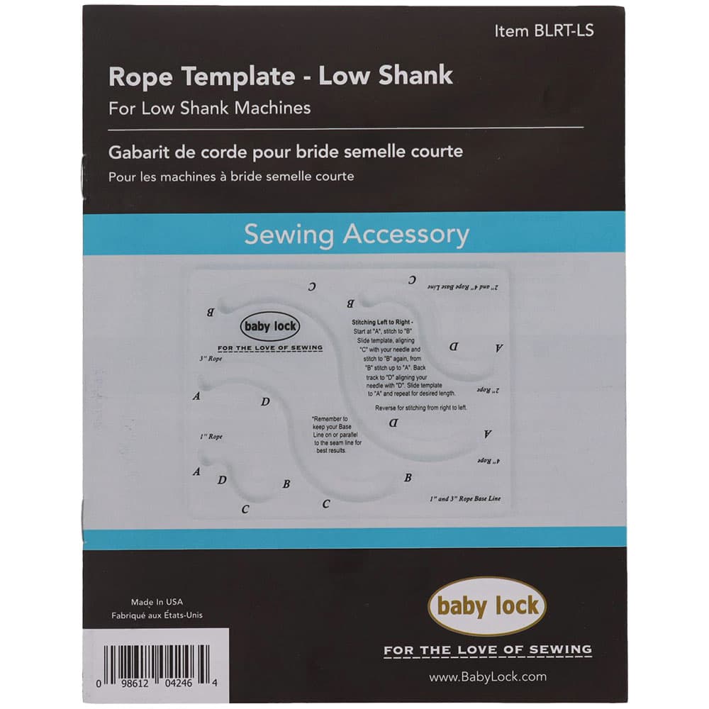 Low Shank Rope Tool, Babylock #BLRT-LS image # 107688