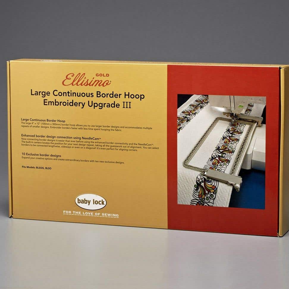 Ellisimo Continuous Border Frame Hoop, Babylock #BLSO-BF2 image # 91848