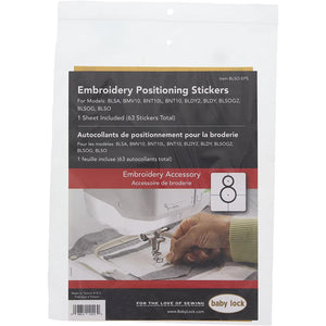 Embroidery Positioning Stickers, Babylock #BLSO-EPS (77pc) image # 107974