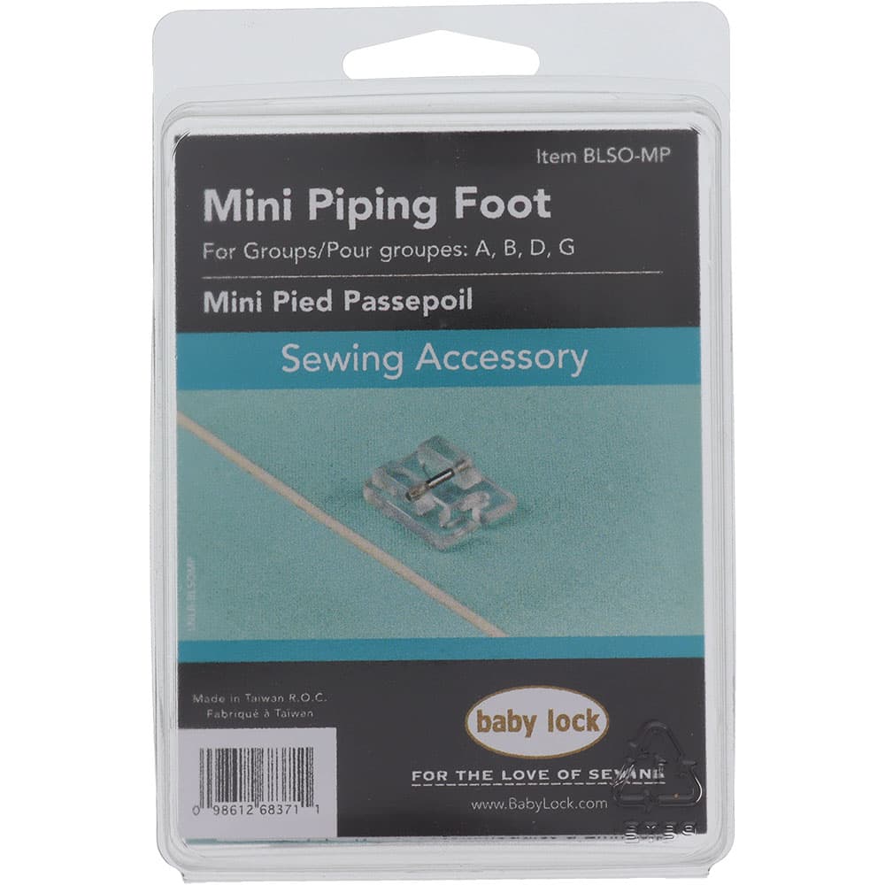 Mini Piping Foot (2mm), Babylock #BLSO-MP image # 113114