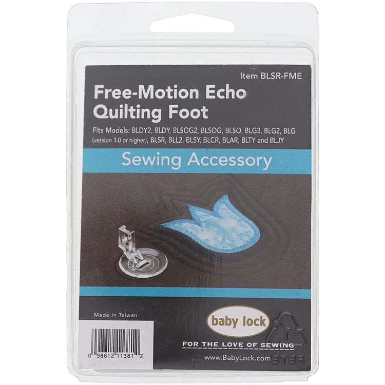 Free Motion Echo Quilting Foot, Brother & Babylock image # 107815