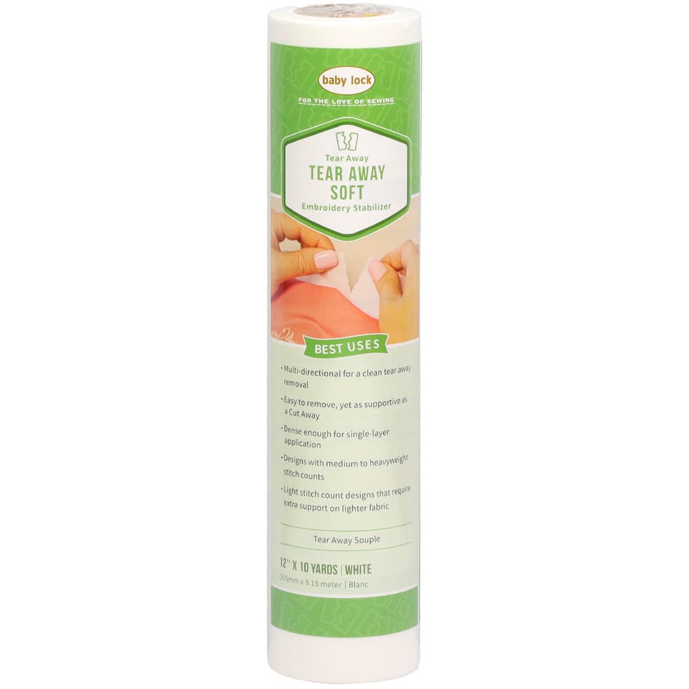Babylock Heavy Weight Tear Away Stabilizer 12in x 10yd - Soft image # 90832