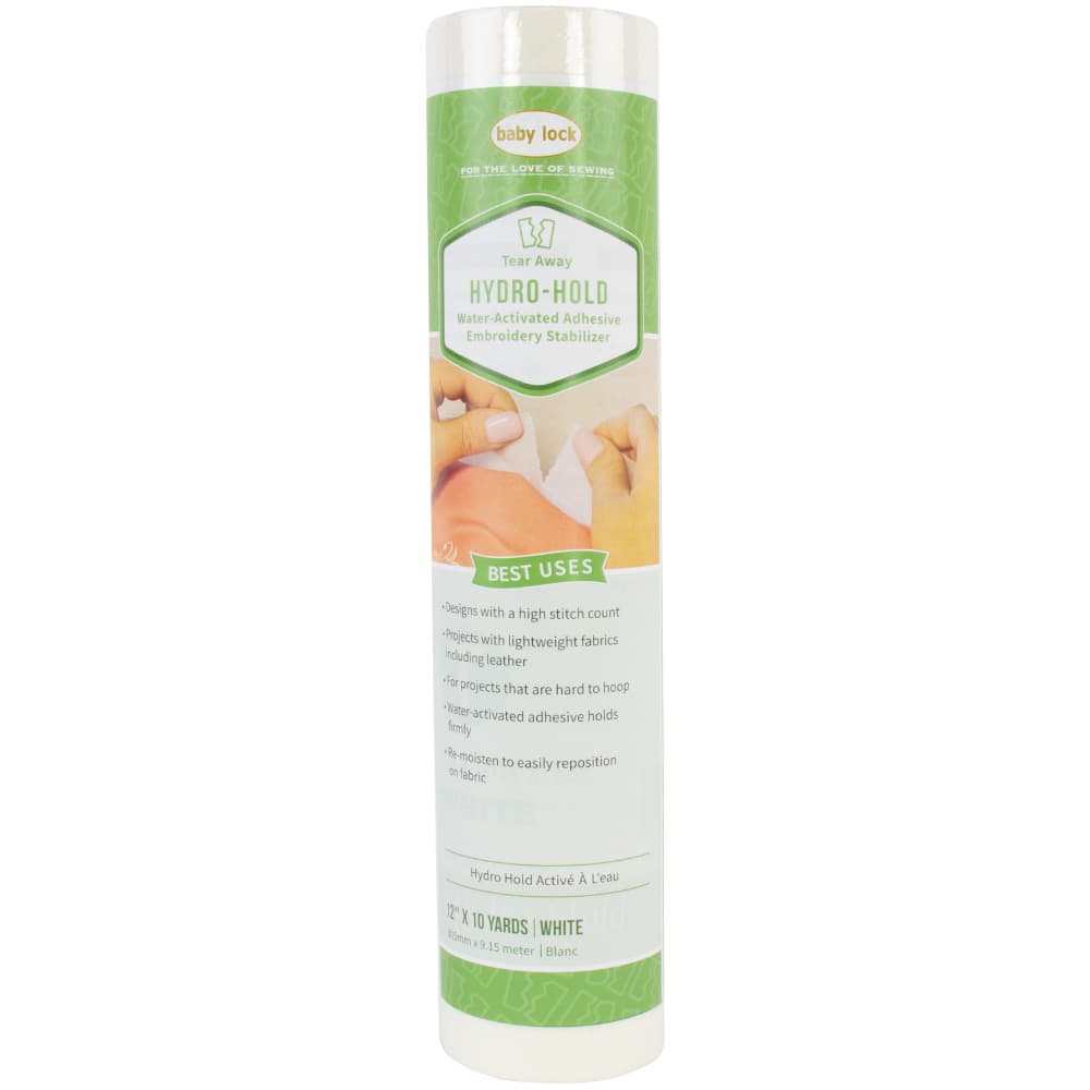 Baby Lock Hydro-Hold Tear-Away Stabilizer - 12" x 10yds image # 101843