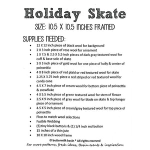 Holiday Skate Pattern, Buttermilk Basin image # 35906