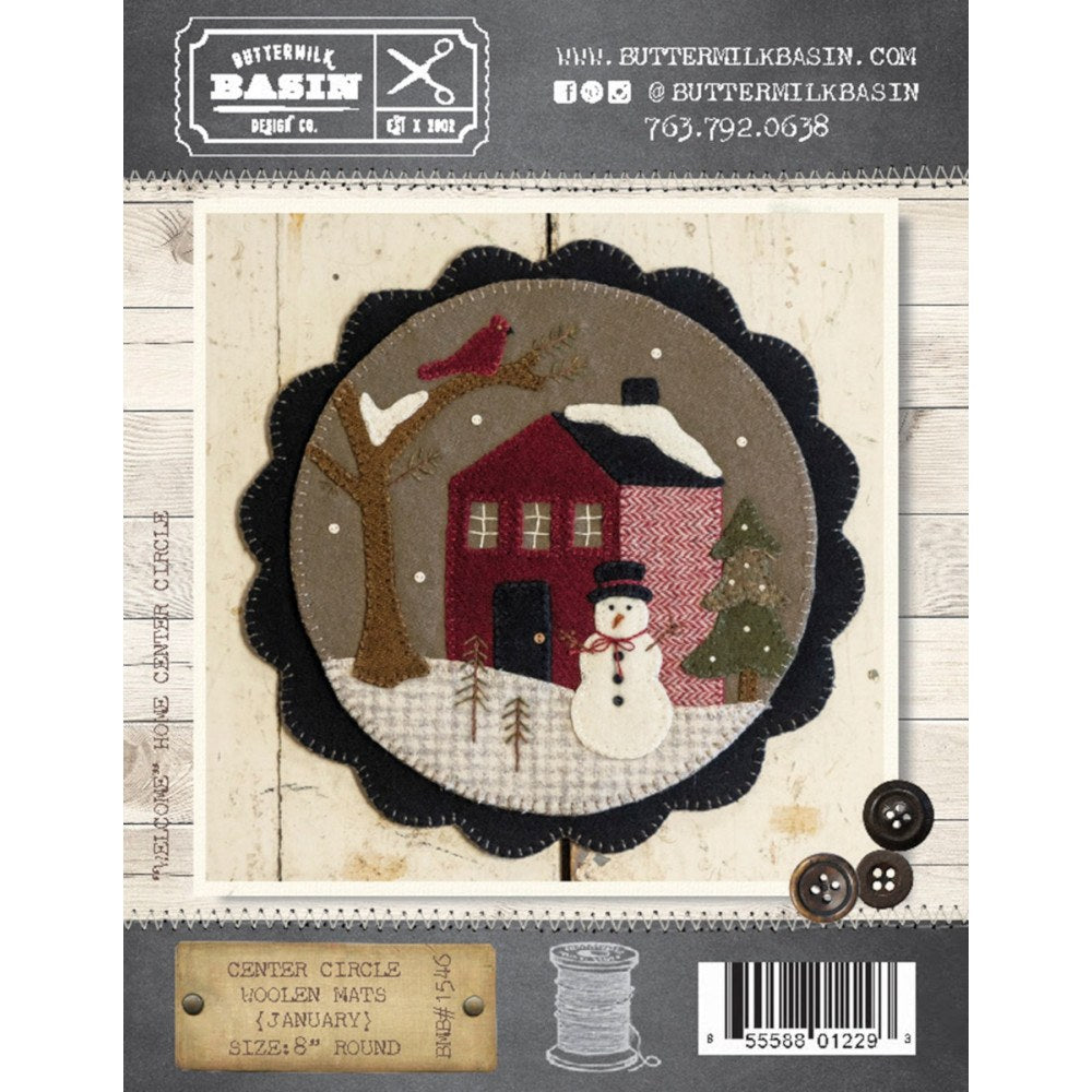 Center Circle Woolen Mats BOM image # 56953