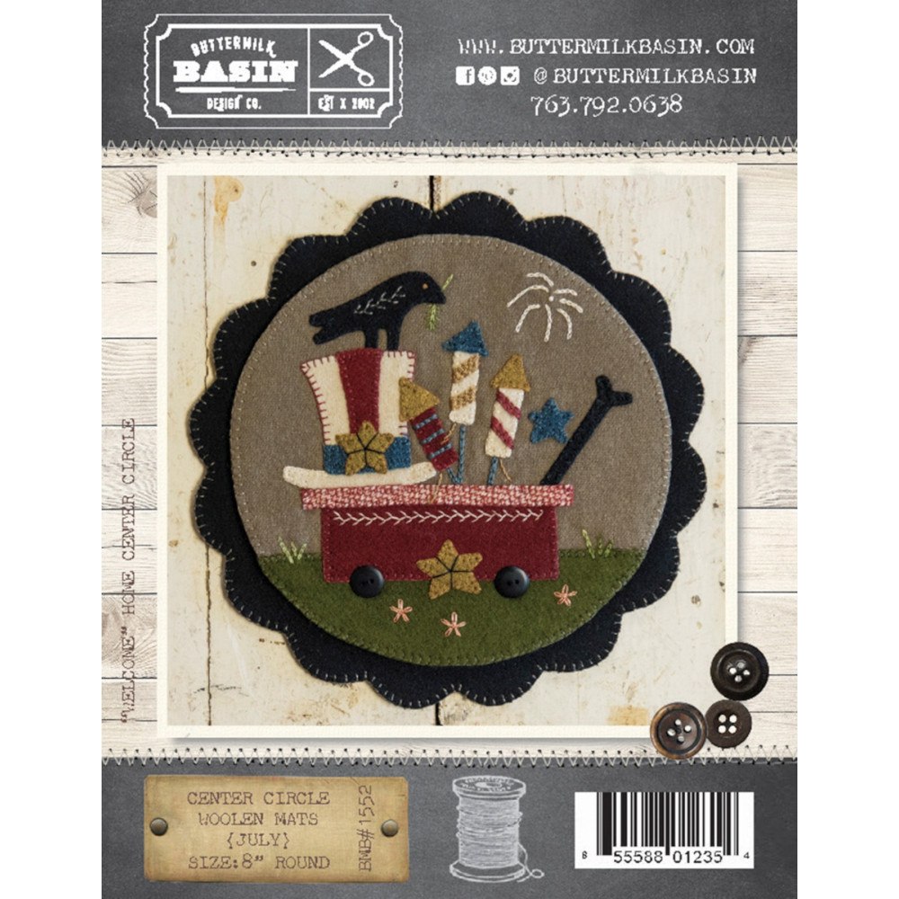 Center Circle Woolen Mats BOM image # 56959