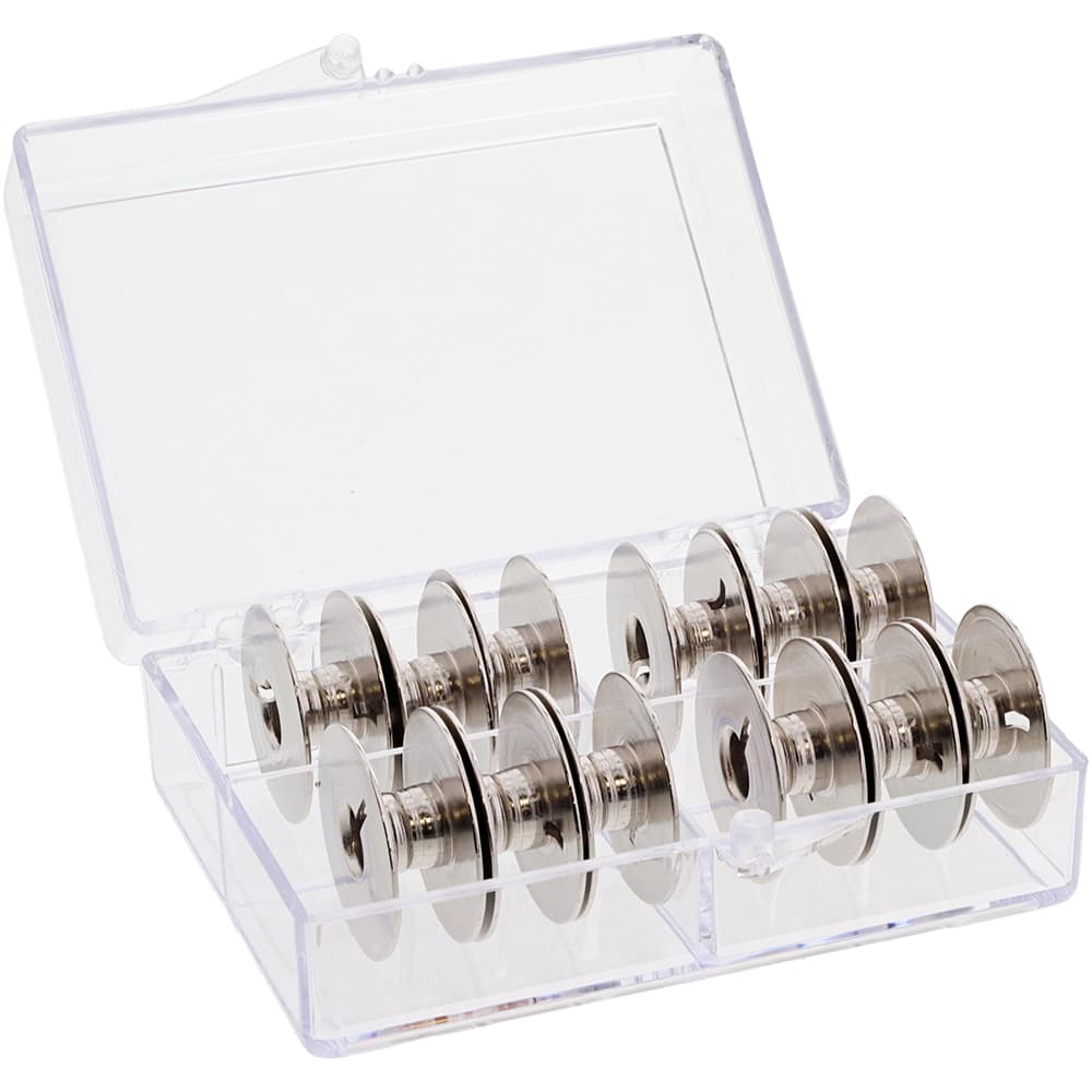 Metal L Style Bobbins 12pk, Babylock #BMP-BOB image # 85663