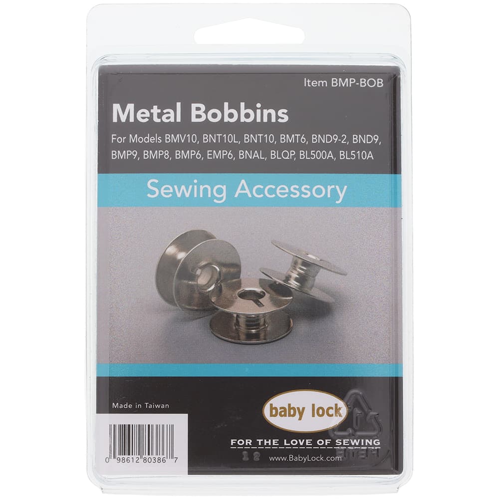 Metal L Style Bobbins 12pk, Babylock #BMP-BOB image # 85662