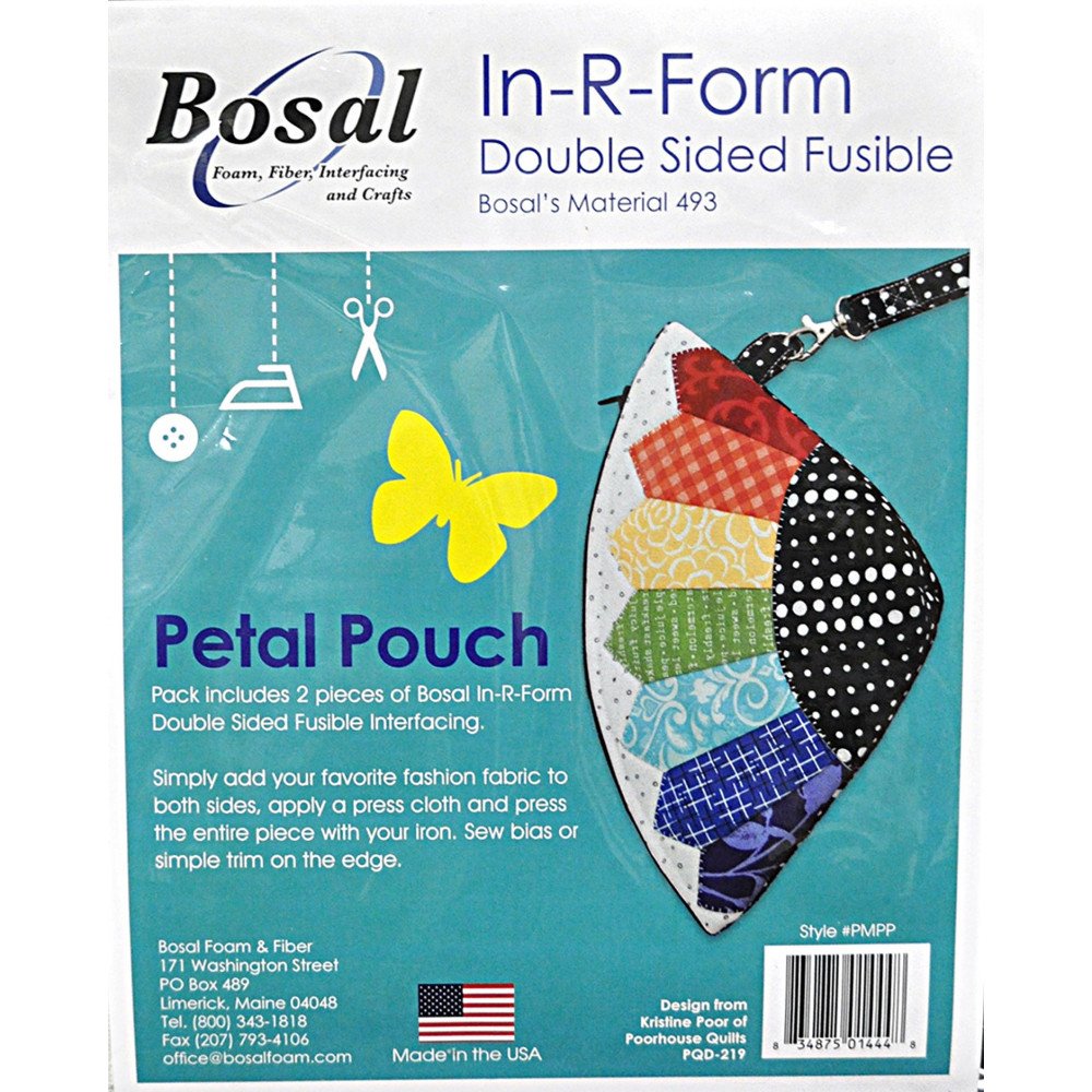 Bosal In-R-Form Double Sided Fusible Petal Pouch image # 43799