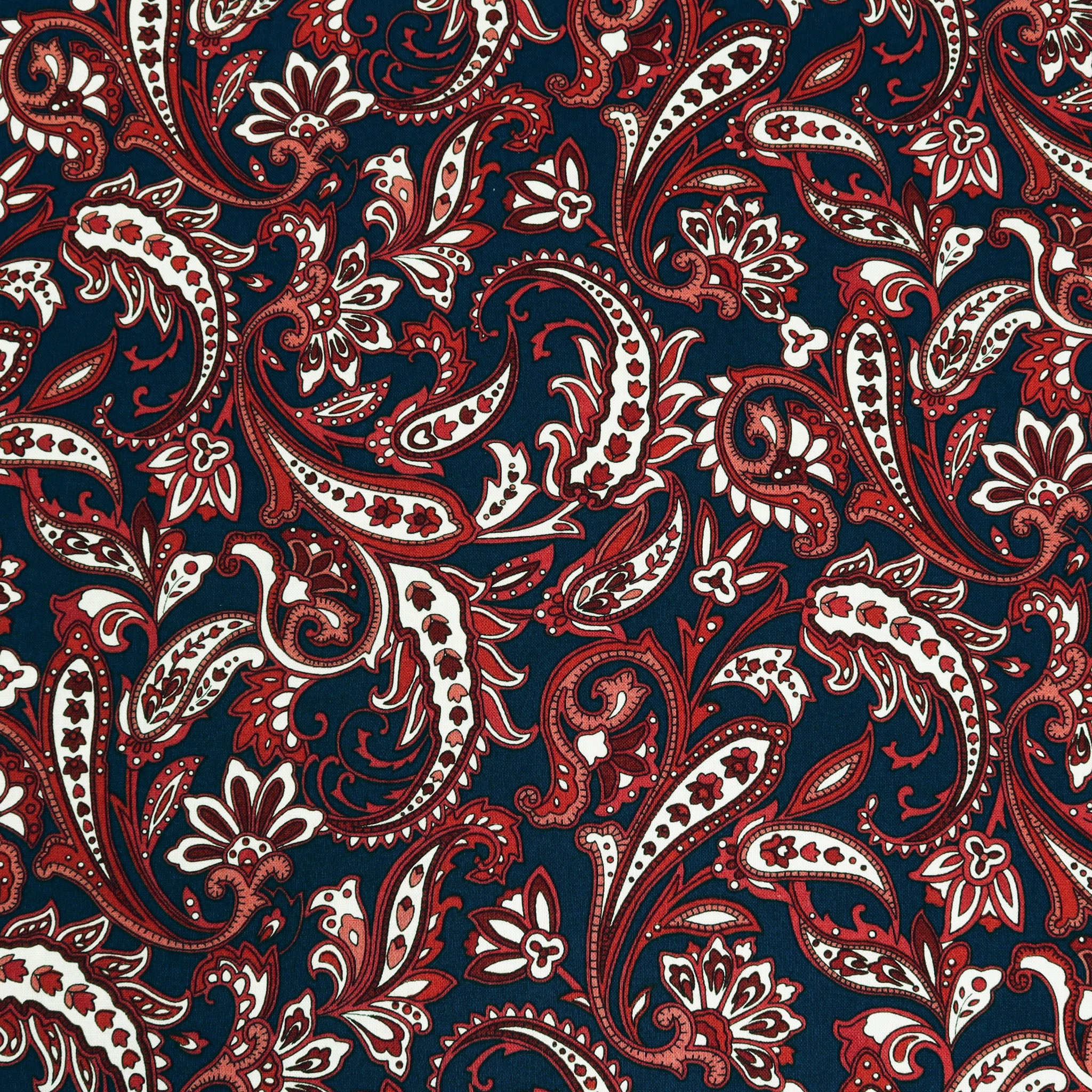Paradise Park Fabric Collection - Park Bench Raspberry