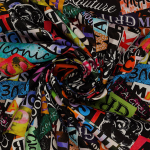 Grunge Gone Glam Fabric Collection - Fashionably Loud Color Splash: swirled BX17341-99