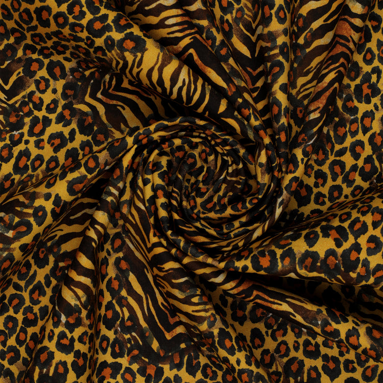 Grunge Gone Glam Fabric Collection - Spirit Animal Neutral Gold: swirled BX17342-30