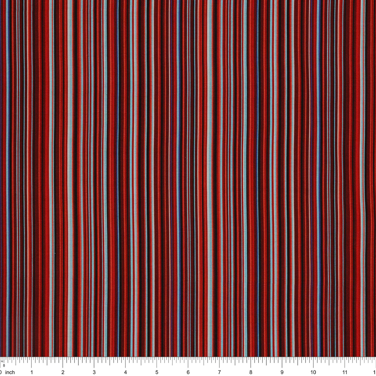 Grunge Gone Glam Fabric Collection - Runway Ready Americana Pop in Lawn: with ruler for scale BX17344L-10